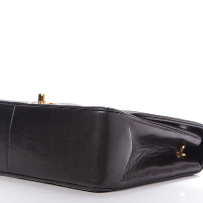 Chanel Lambskin Quilted Medium Single Flap Black 7 of 10