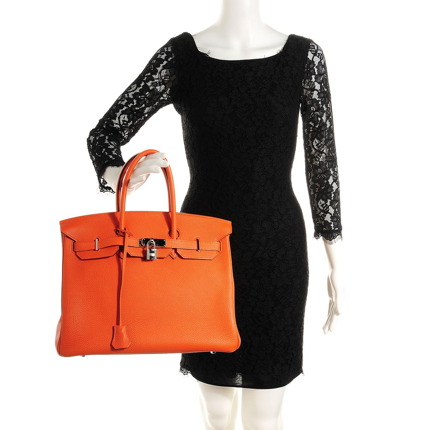 Togo Birkin 35 Orange