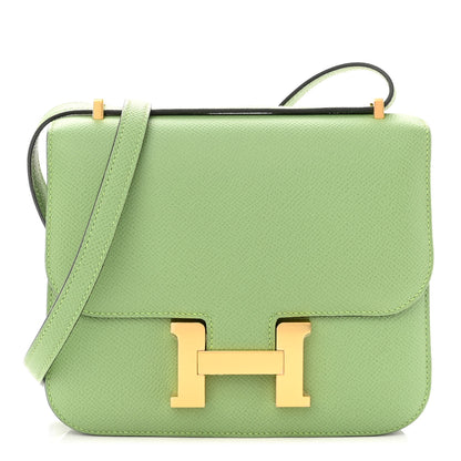 Hermes Epsom Constance 18 Vert Criquet 1 of 10