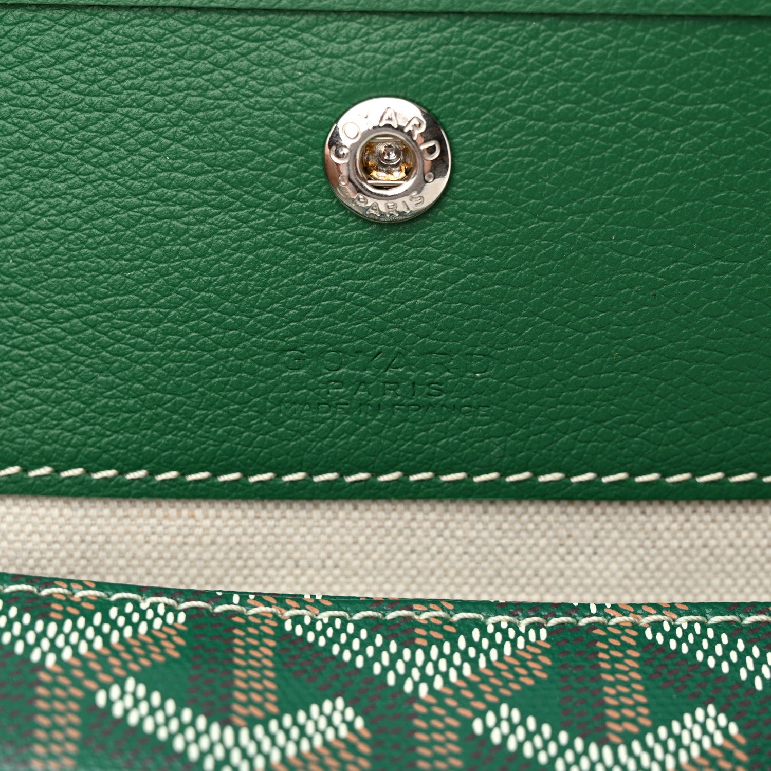 Goyard Goyardine Boheme Hobo Green 7 of 11