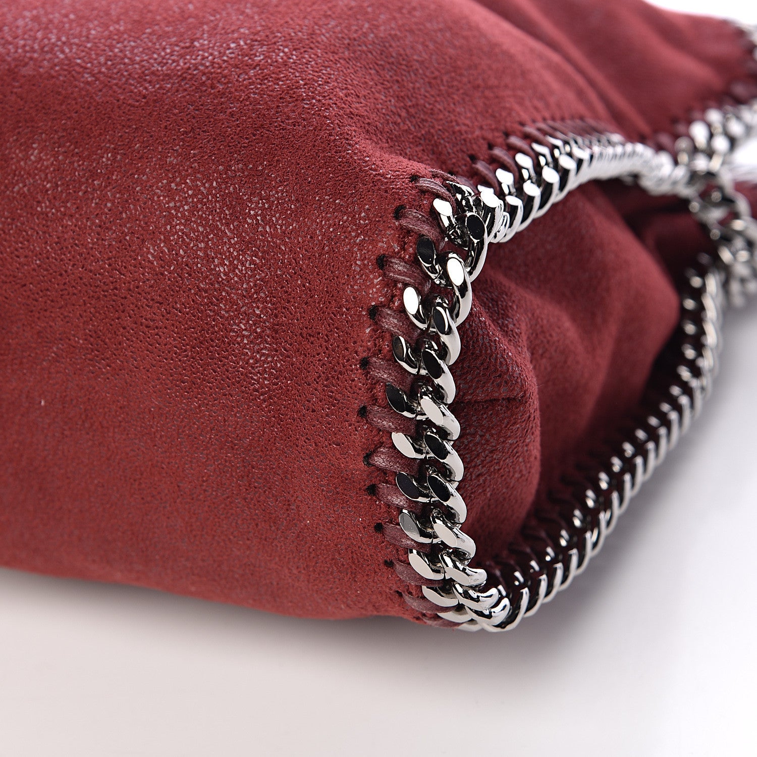 Stella McCartney Shaggy Deer Falabella Fold Over Tote Plum 11 of 11