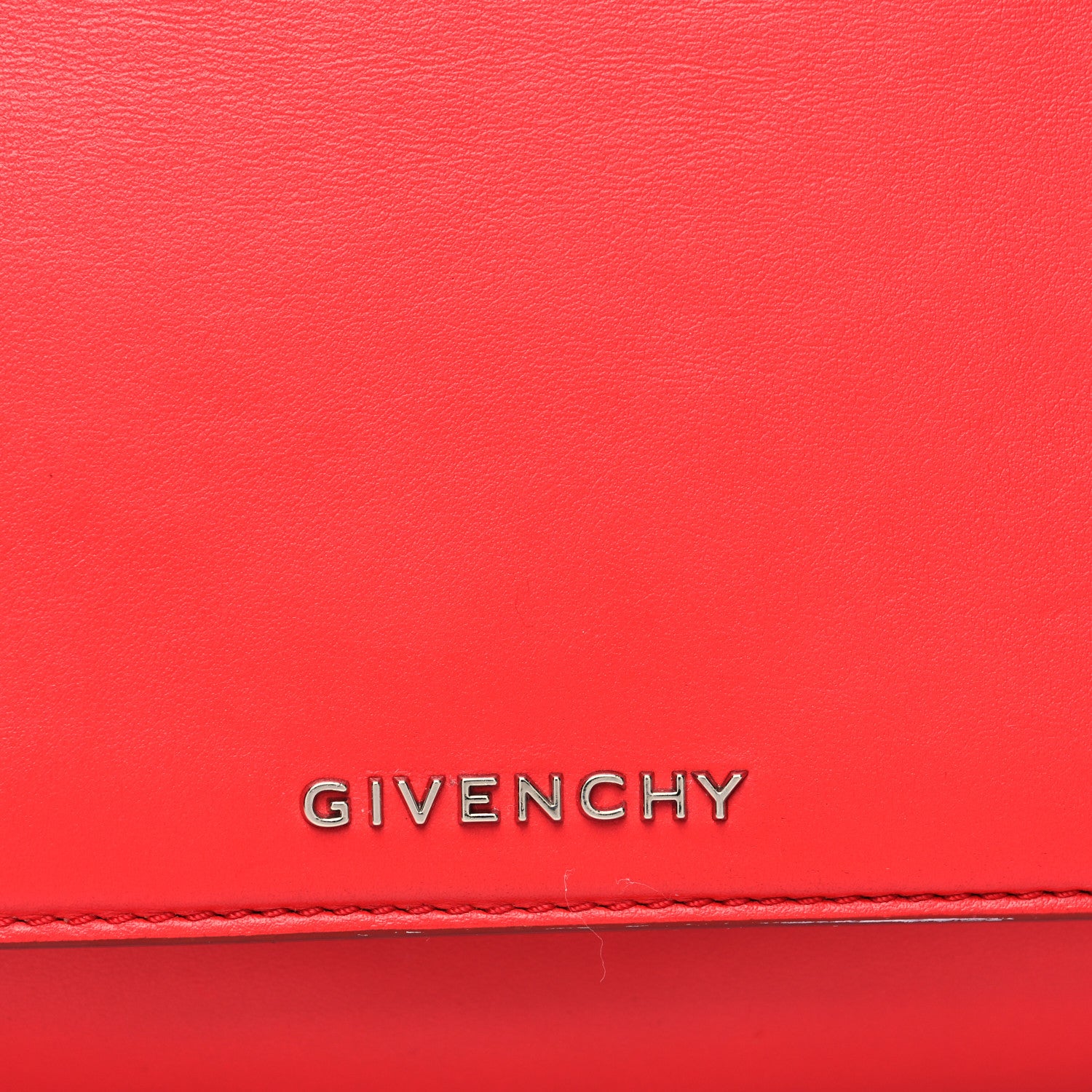 Givenchy Calfskin Mini Pandora Box Logo Strap Crossbody Bag Medium Red 8 of 11