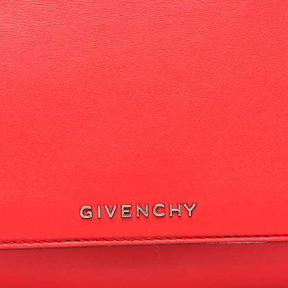 Givenchy Calfskin Mini Pandora Box Logo Strap Crossbody Bag Medium Red 8 of 11
