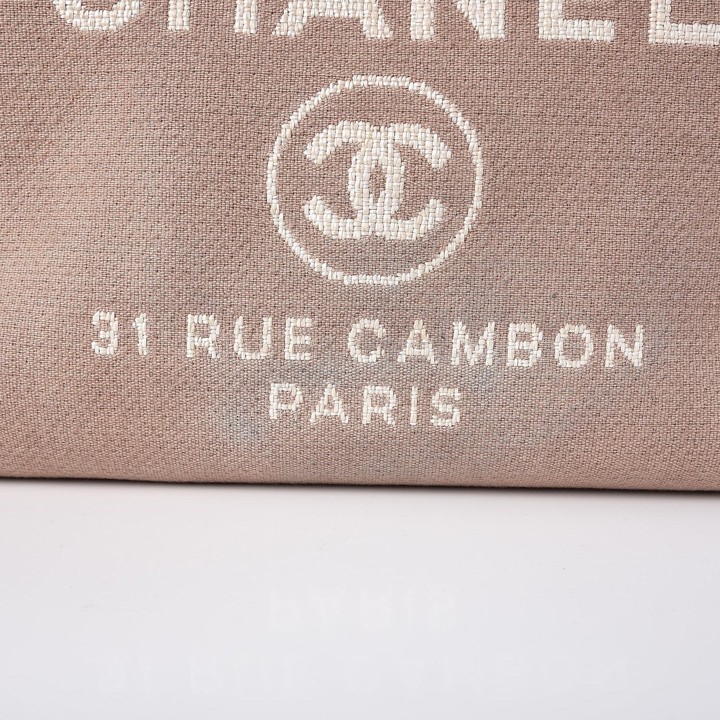 Canvas Large Deauville Tote Ecru
