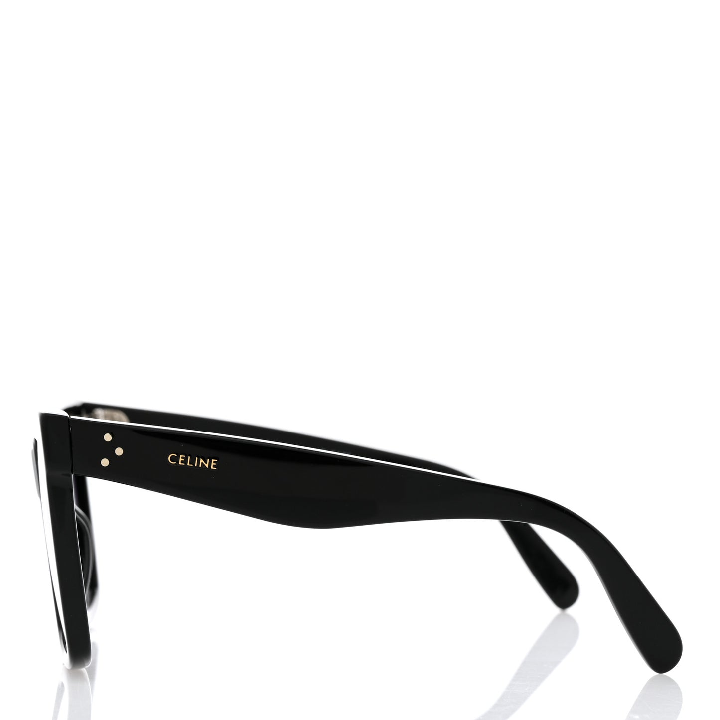 Acetate Polarized Oversized Sunglasses CL4055IN Black