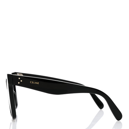 Celine Acetate Polarized Oversized Sunglasses CL4055IN Black 3 of 7