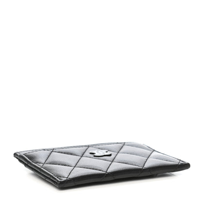 Chanel Lambskin Quilted Card Holder So Black 4 of 9