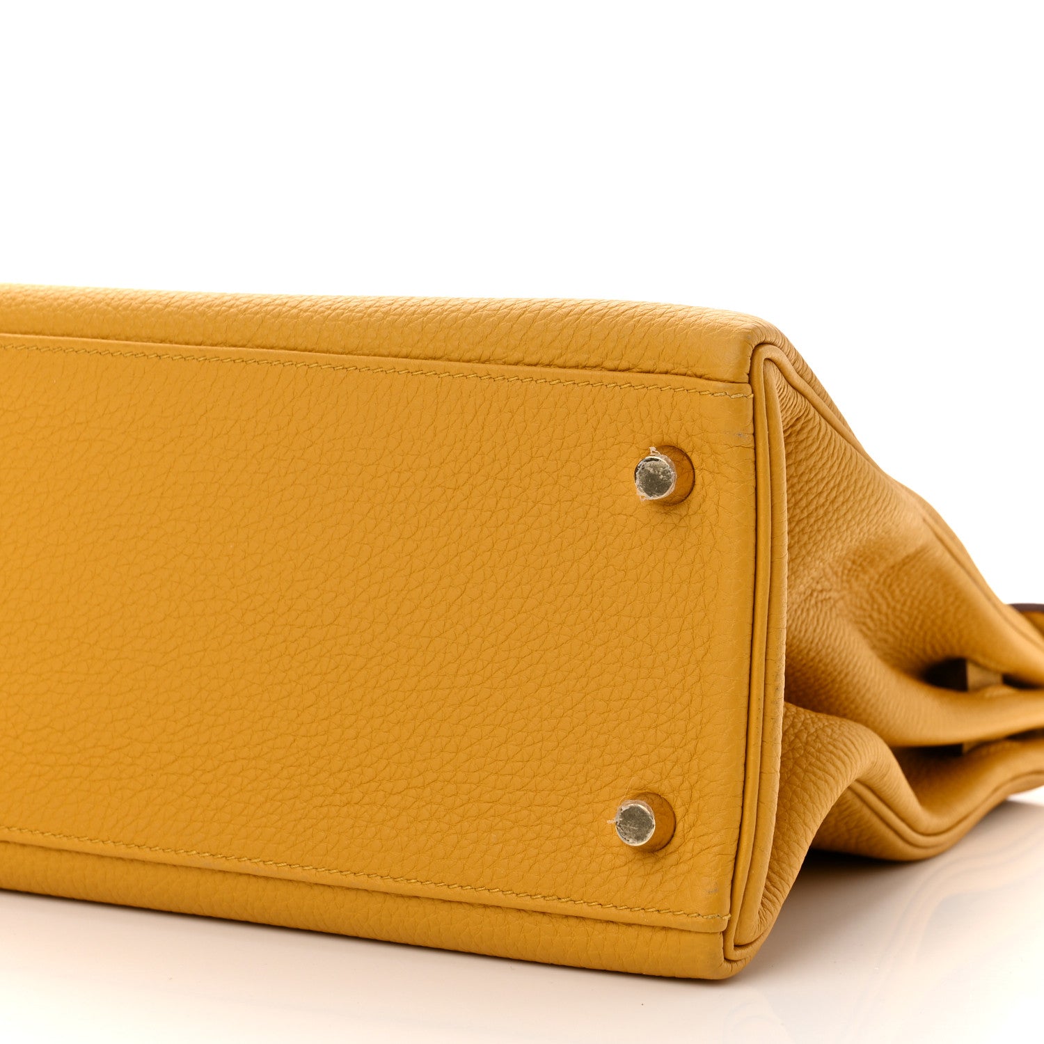 Hermes Togo Kelly Retourne 32 Jaune Ambre 10 of 15