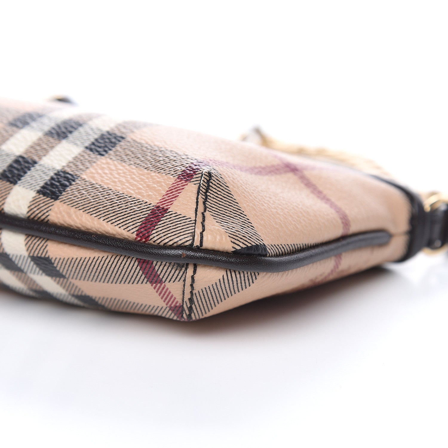 Burberry Haymarket Check Clara Pochette Chocolate 9 of 10