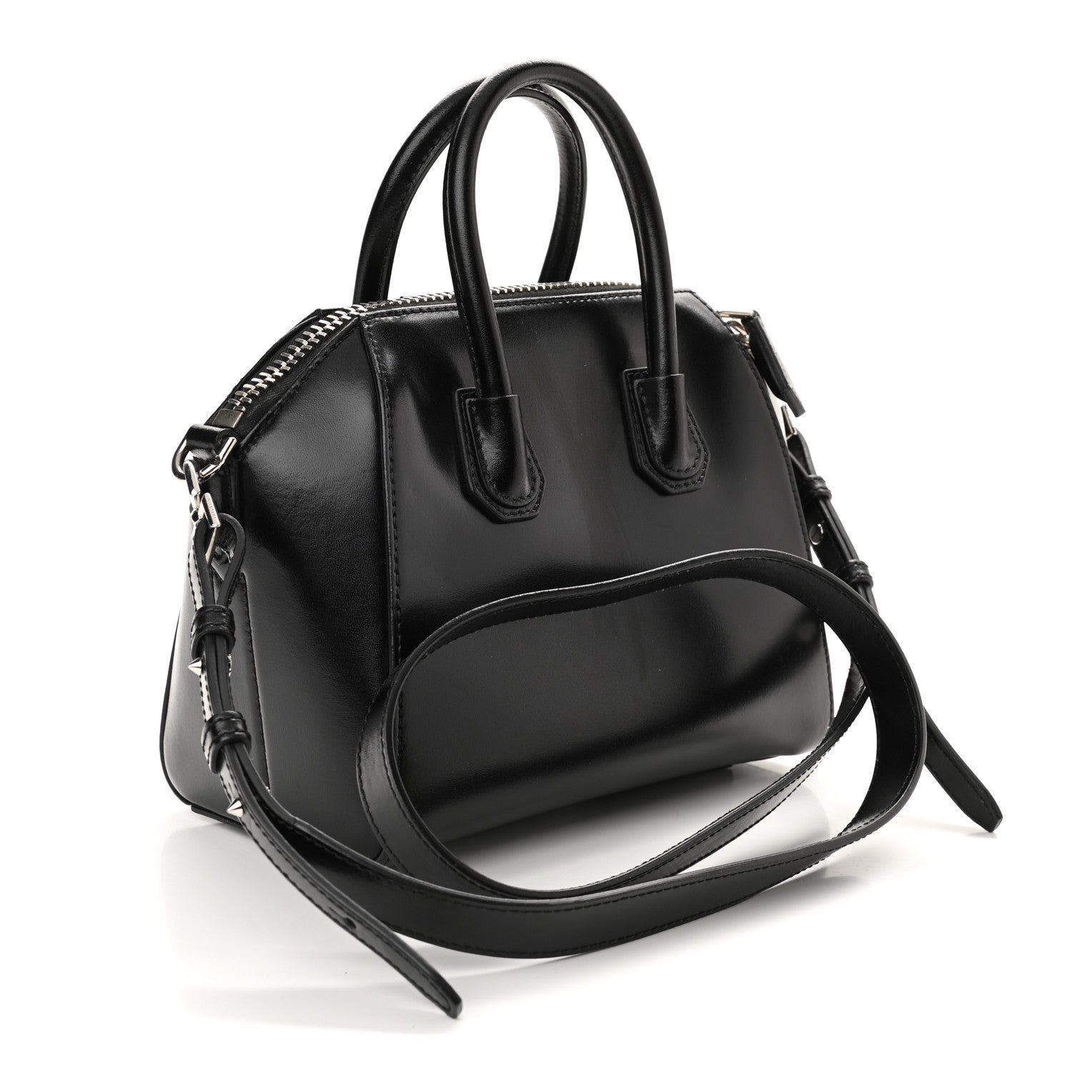 Givenchy Shiny Lord Calfskin Mini Antigona Black 3 of 10