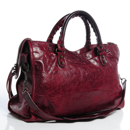 Balenciaga Chevre City Bordeaux 3 of 10