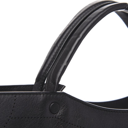 Balenciaga Veau Soyeux Perforated Blackout Hardware City Black 11 of 11