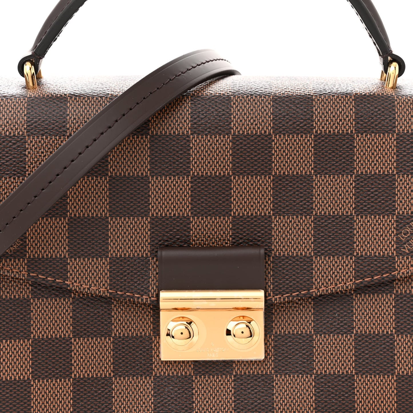 LOUIS VUITTON Damier Ebene Croisette