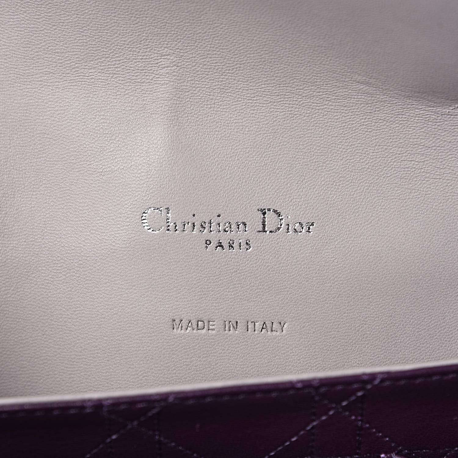 Christian Dior Lambskin Cannage Large Miss Dior Flap Grey 6 of 9