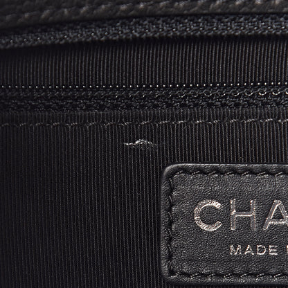 Chanel Caviar Quilted Medium Rock In Rome Single Flap Black 7 of 14