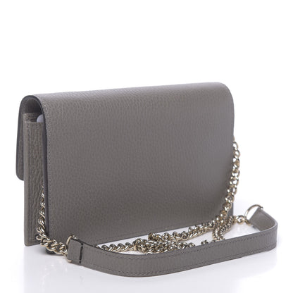 Gucci Dollar Calfskin Interlocking G Chain Wallet Loess 3 of 11