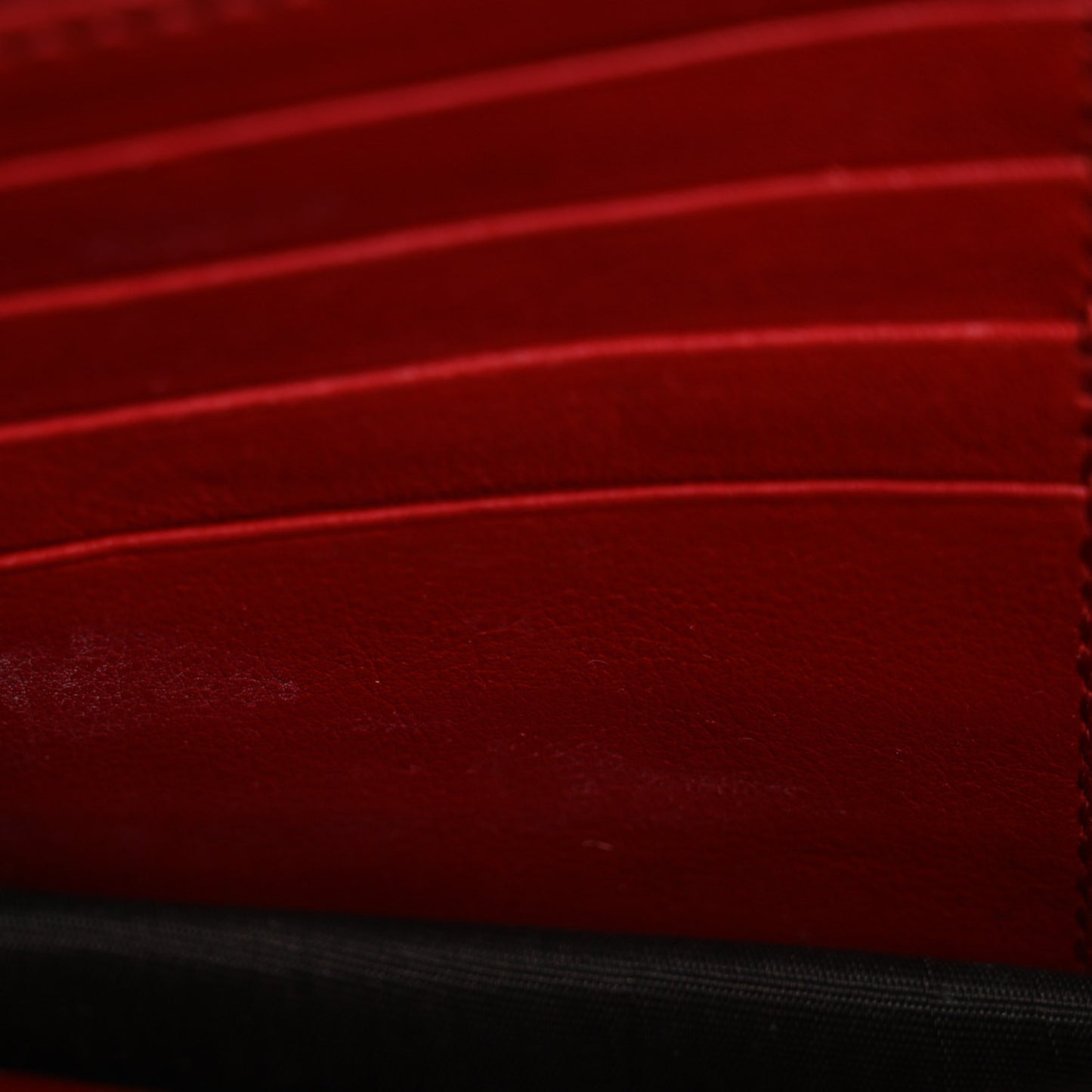 Shade Lux Calfskin Icon Wallet Hibiscus Red