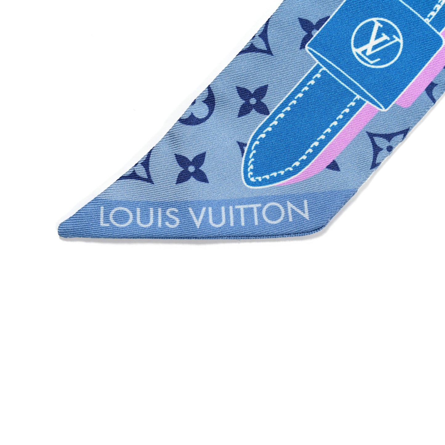 Silk Monogram Rising Confidential BB Bandeau Denim