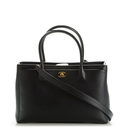 Chanel Calfskin Cerf Executive Shopper Tote Black 1 of 7