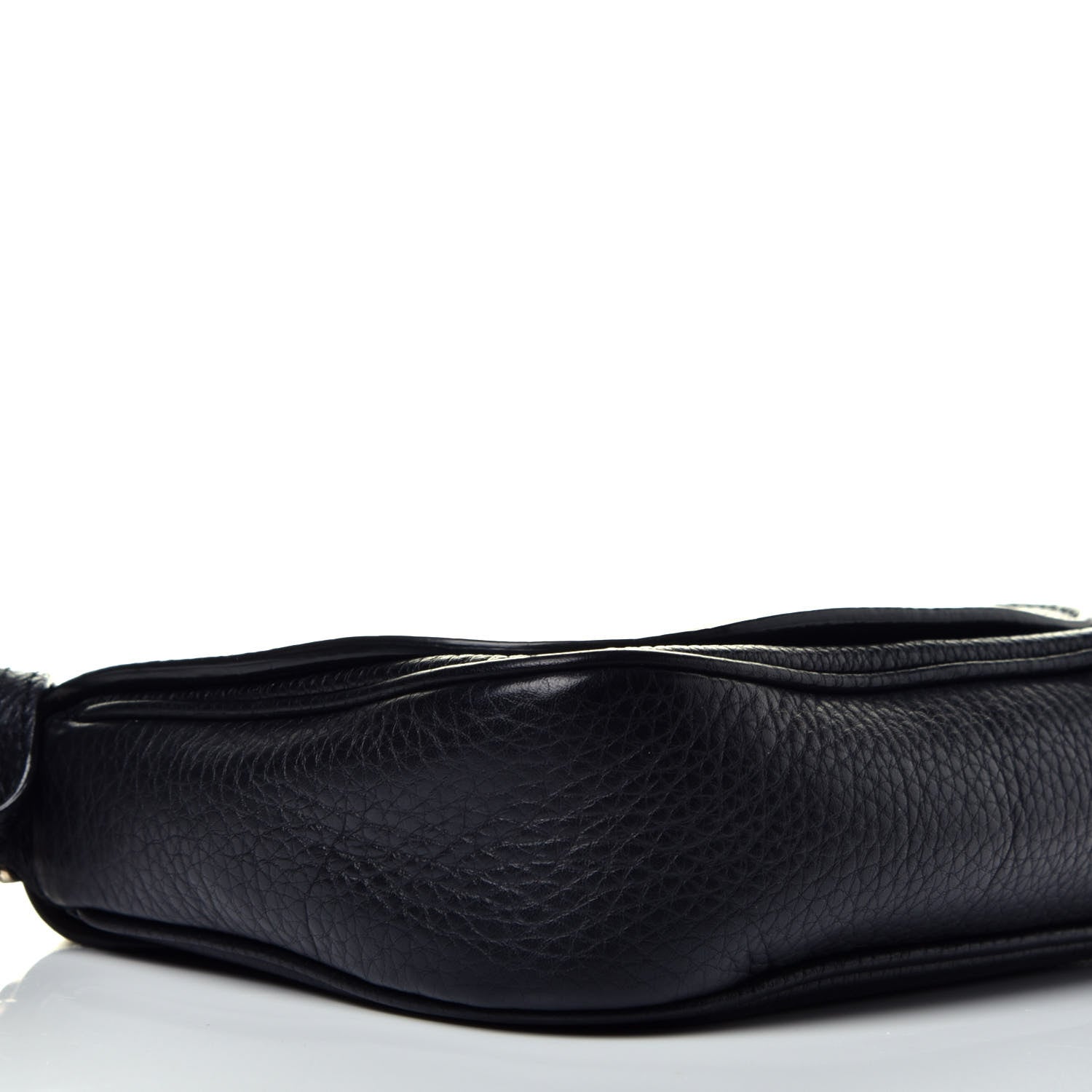 Gucci Pebbled Calfskin Small Soho Flap Crossbody Black 8 of 9