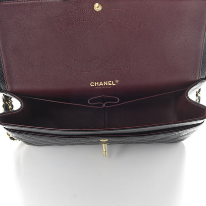 Chanel Caviar Quilted Jumbo Double Flap Black 5 of 11
