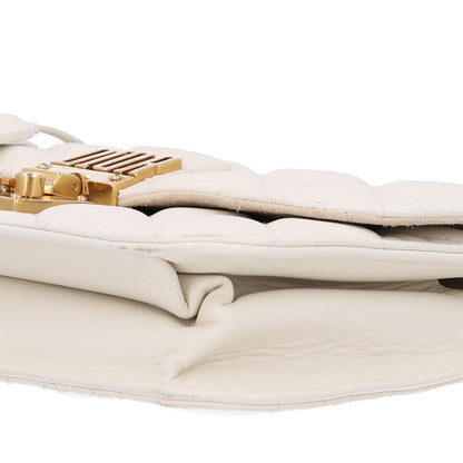 Christian Dior Lambskin Cannage Small Dioraddict Flap Bag White 10 of 10