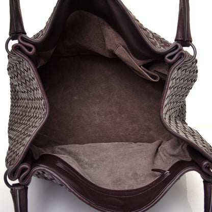 Bottega Veneta Nappa Intrecciato Parachute Bag Ebano 5 of 10