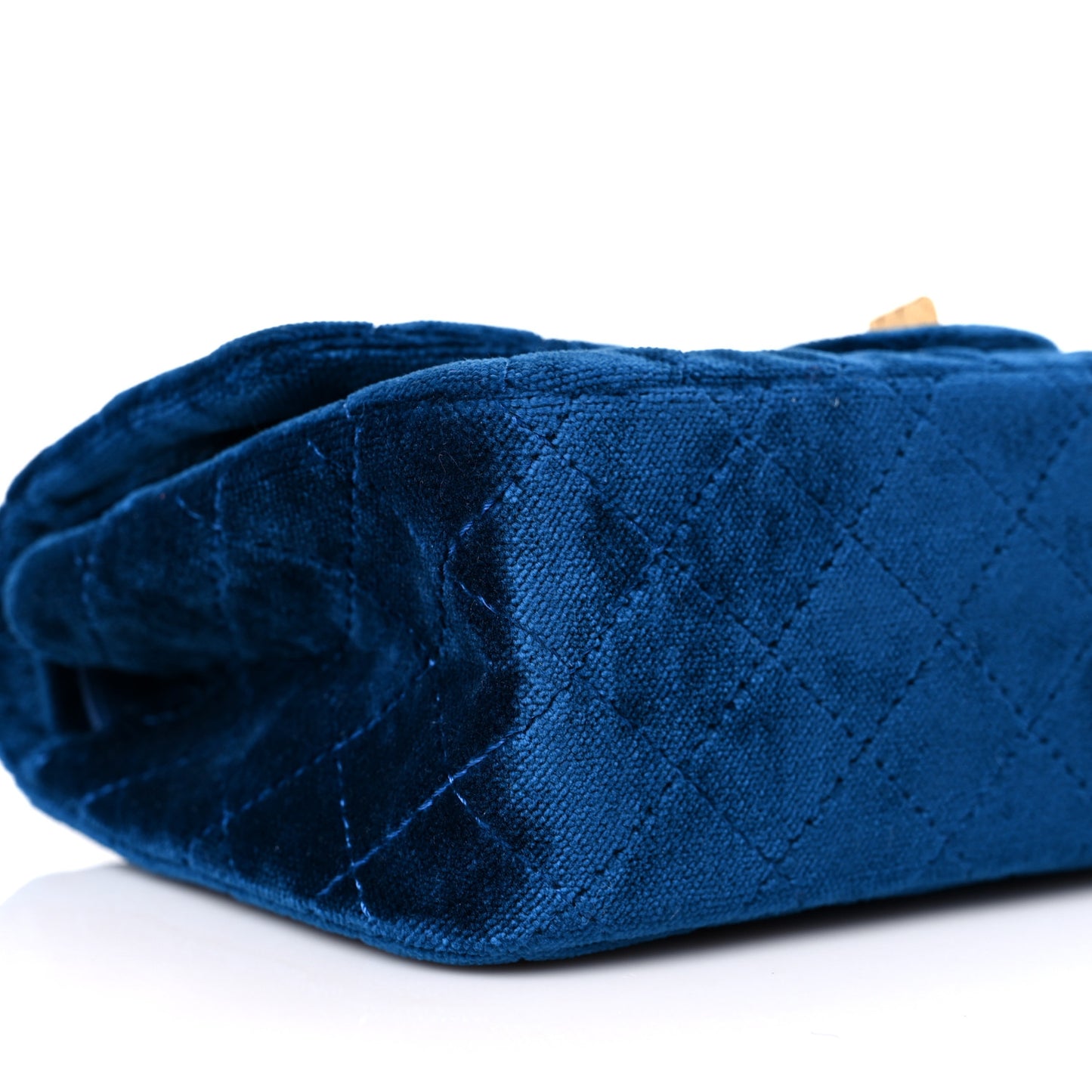 Velvet Quilted 2.55 Reissue 225 Flap Blue