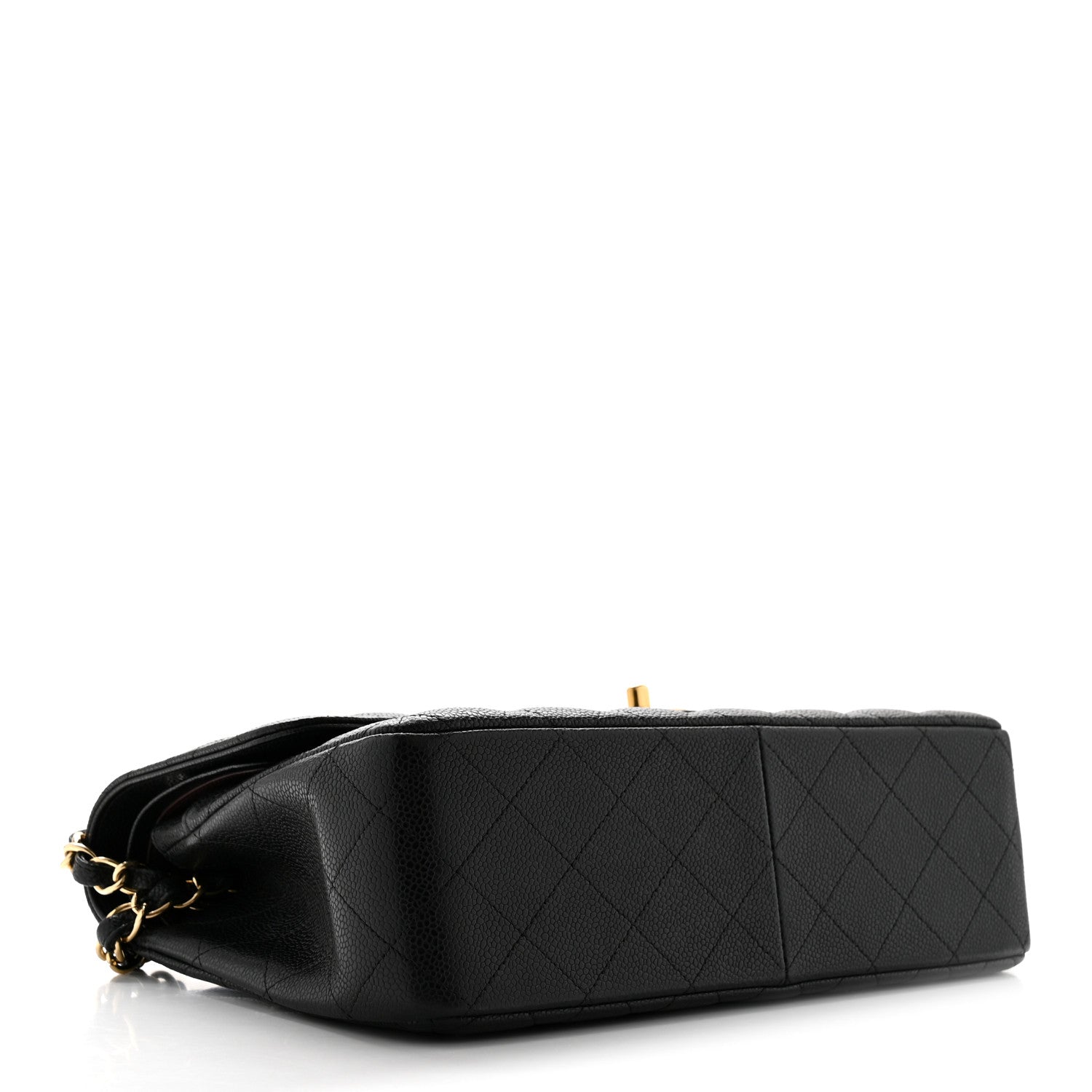 Chanel Caviar Quilted Jumbo Double Flap Black Black 4 of 16
