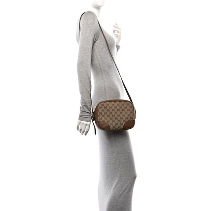 Gucci Monogram Mini Bree Messenger Bag Beige Tabacco 2 of 11
