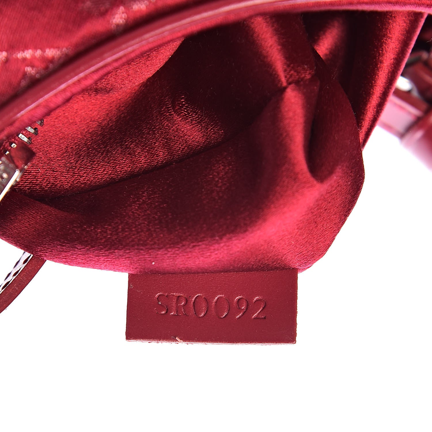 Louis Vuitton Satin Monogram Little Boulogne Red 7 of 10