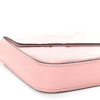Louis Vuitton Empreinte Pochette Felicie Chain Wallet Rose Poudre 5 of 11