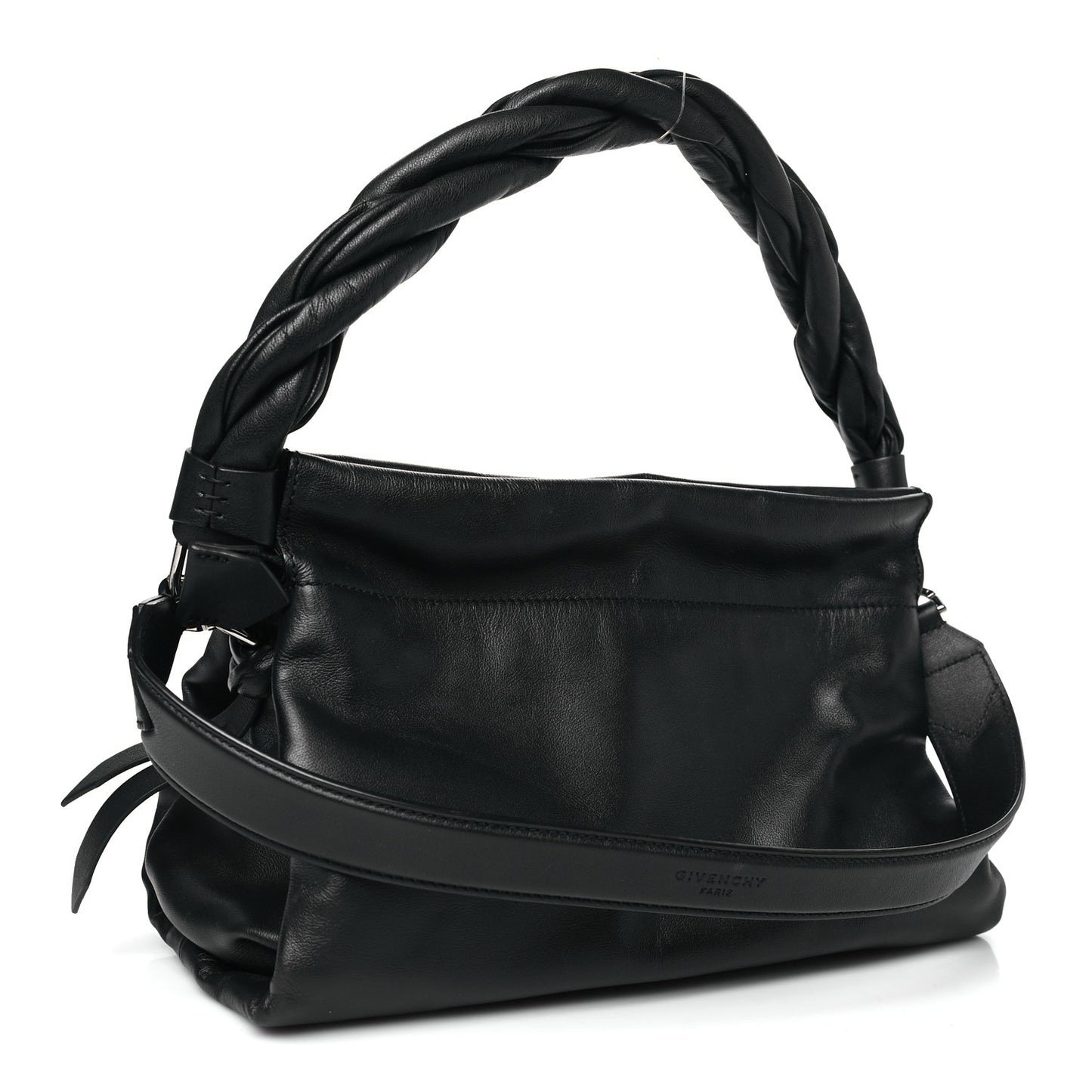 Calfskin Medium ID93 Satchel Storm Grey