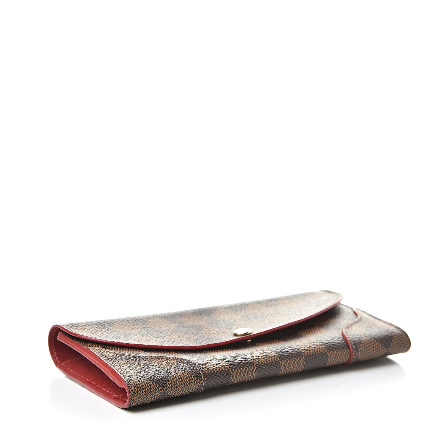 Damier Ebene Caissa Wallet Cherry