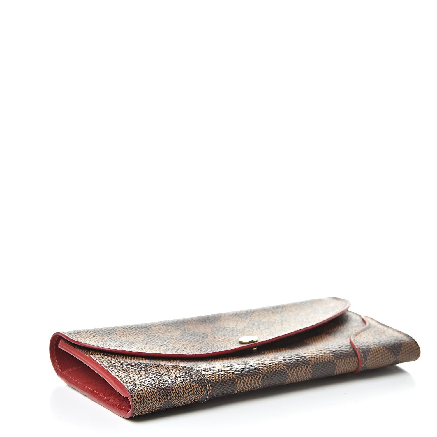 Louis Vuitton Damier Ebene Caissa Wallet Cherry 4 of 8