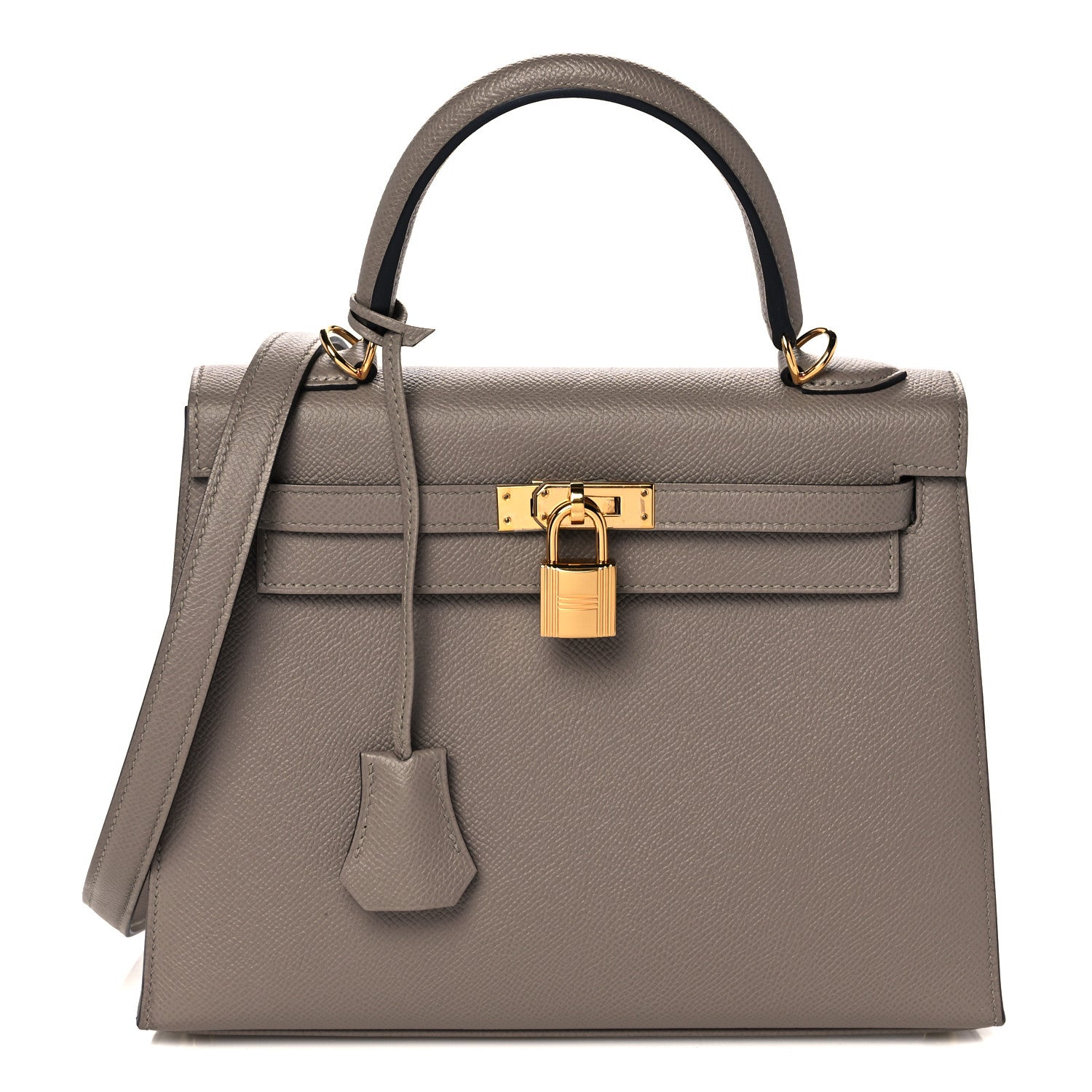 Hermes Epsom Kelly Sellier 25 Gris Asphalte 1 of 38