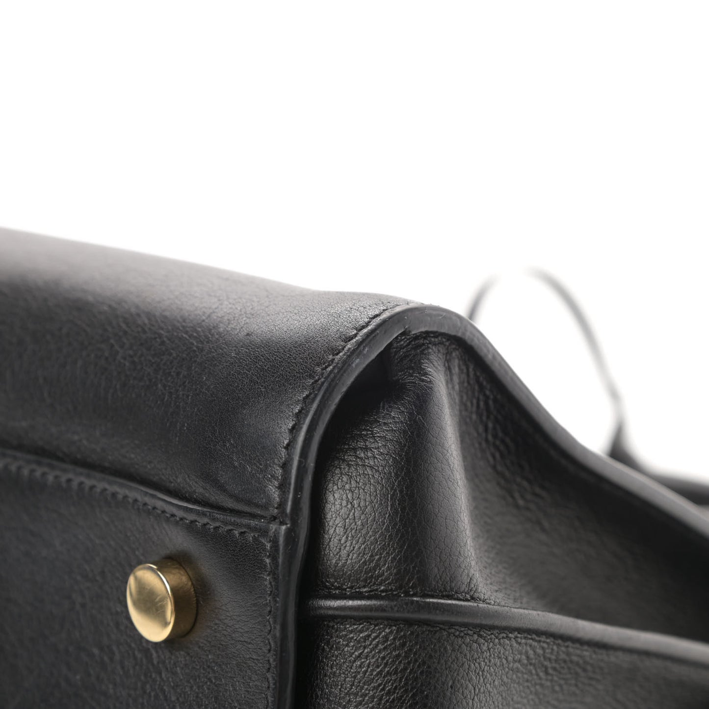Calfskin Small Sac De Jour Black