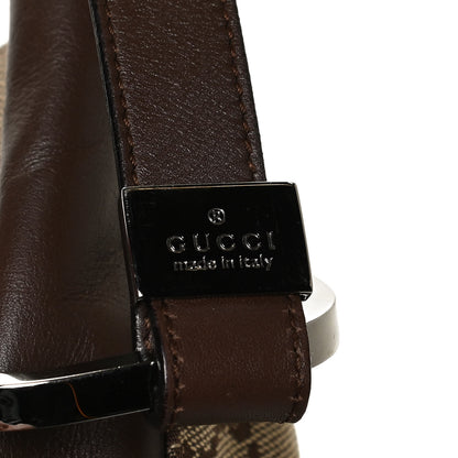 Gucci Monogram Small Drawstring Shoulder Bag Dark Brown 8 of 11