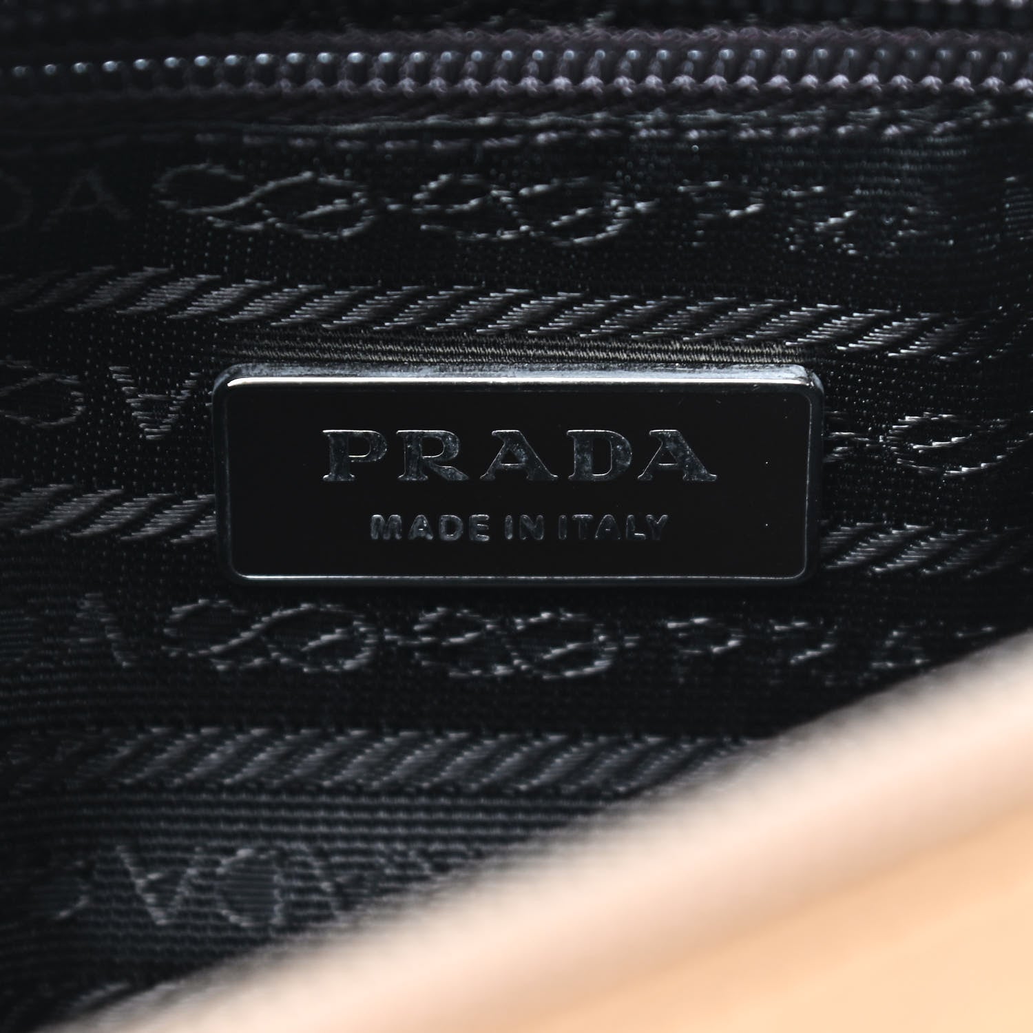 Prada Tessuto Nylon Vela Flap Messenger Gold 8 of 8