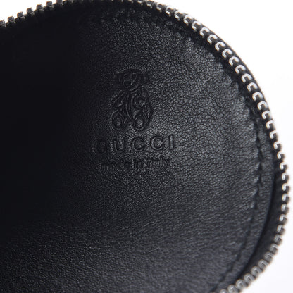 Gucci Crackled Calfskin Heart Coin Purse Navy 7 of 8
