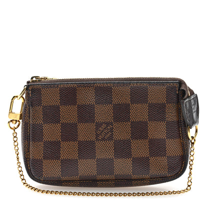 Louis Vuitton Damier Ebene Mini Pochette Accessories 1 of 8
