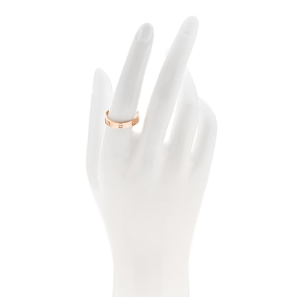 Cartier 18K Pink Gold 3.5mm LOVE Wedding Band Ring 58 8.5 2 of 4