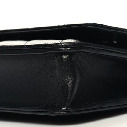 Chanel Lambskin Quilted Wallet On Chain WOC Black 11 of 13