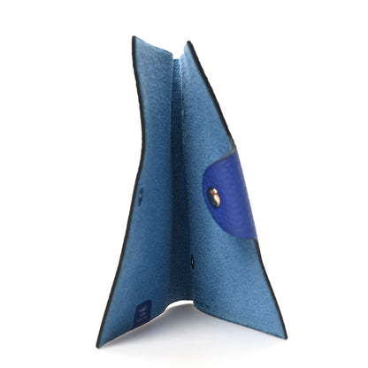 Hermes Togo Ulysse PM Notebook Cover Bleu Azur 5 of 6