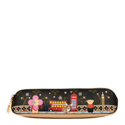 Louis Vuitton Monogram Monogram 2021 Christmas Animation London Elizabeth Pencil Pouch Coquelicot 1 of 7