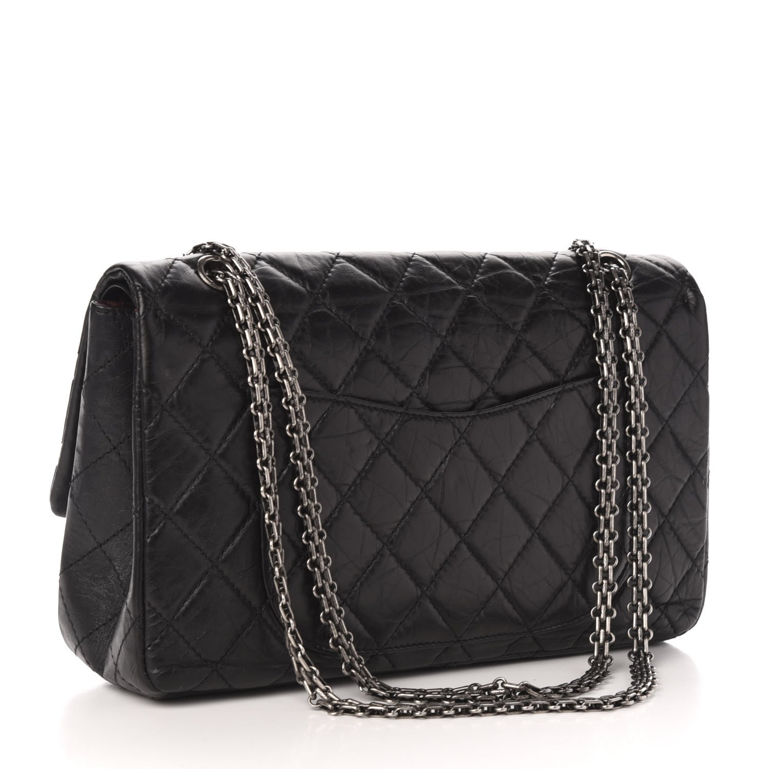 Chanel Aged Calfskin Quilted 2.55 Reissue 227 Flap Black 3 of 12