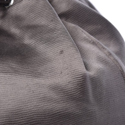 Prada Satin Double Buckle Backpack Fumo 7 of 18