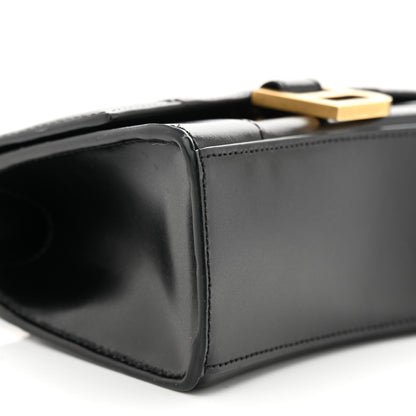 Balenciaga Shiny Box Calfskin Hourglass Top Handle Bag XS Black 9 of 11