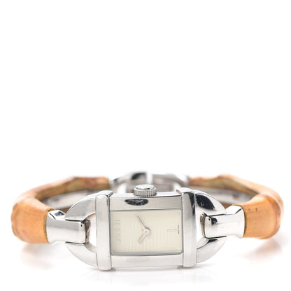 Gucci Stainless Steel Bamboo 16mm 6800L Quartz Watch 2 of 5