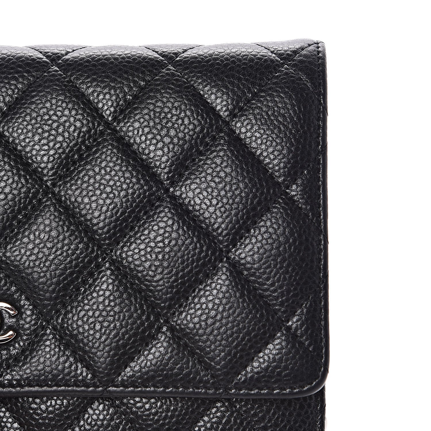 Chanel Caviar Quilted Wallet On Chain WOC Black 11 of 15